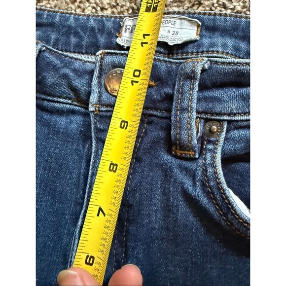 Free People Dark High Waisted Flare Leg Jeans 28” - Picture 8 of 9